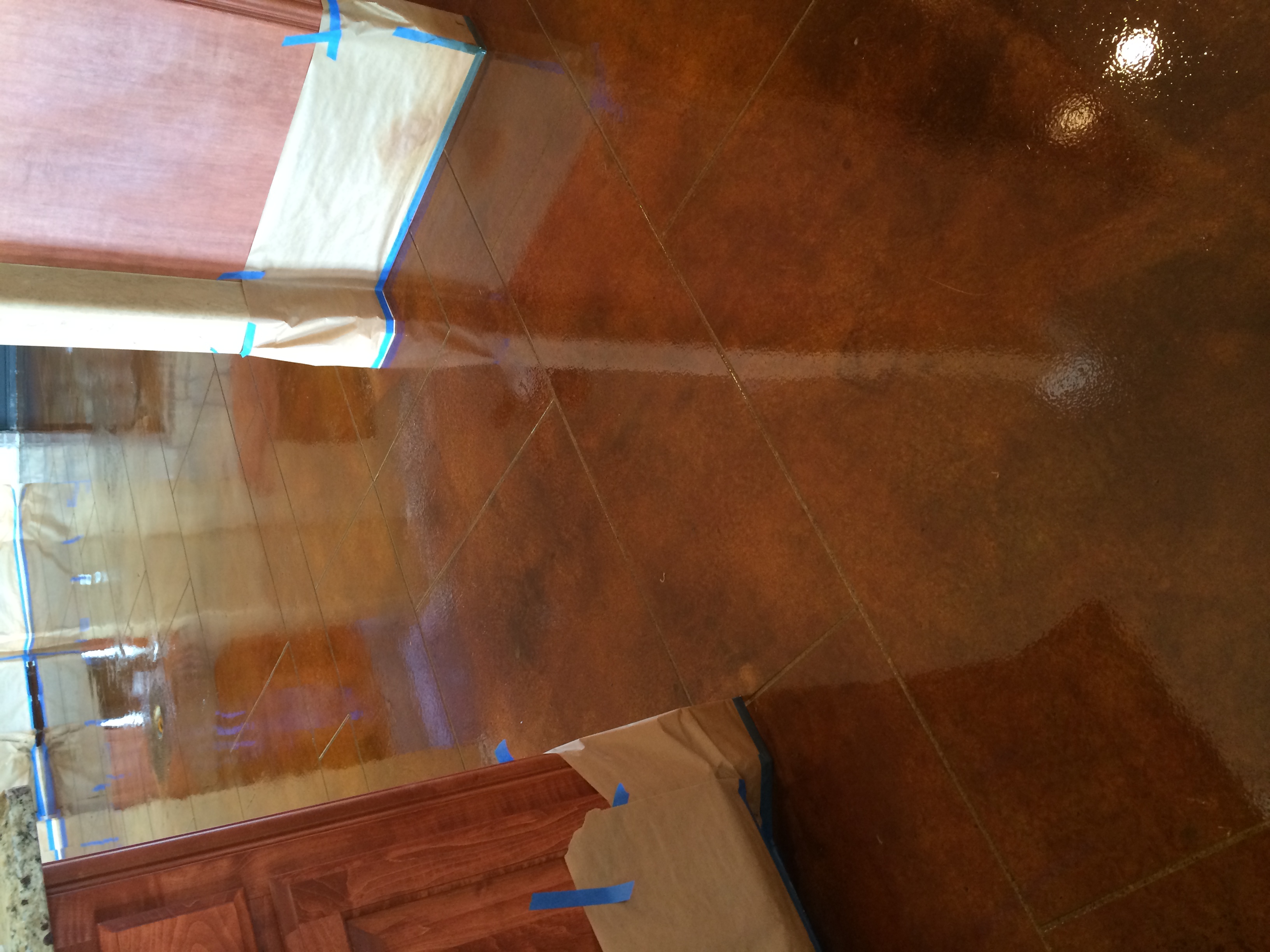 Coffee Epoxy Floor Picture