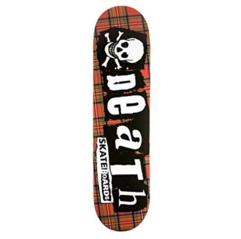 Death Punk Tartan Skateboard Deck