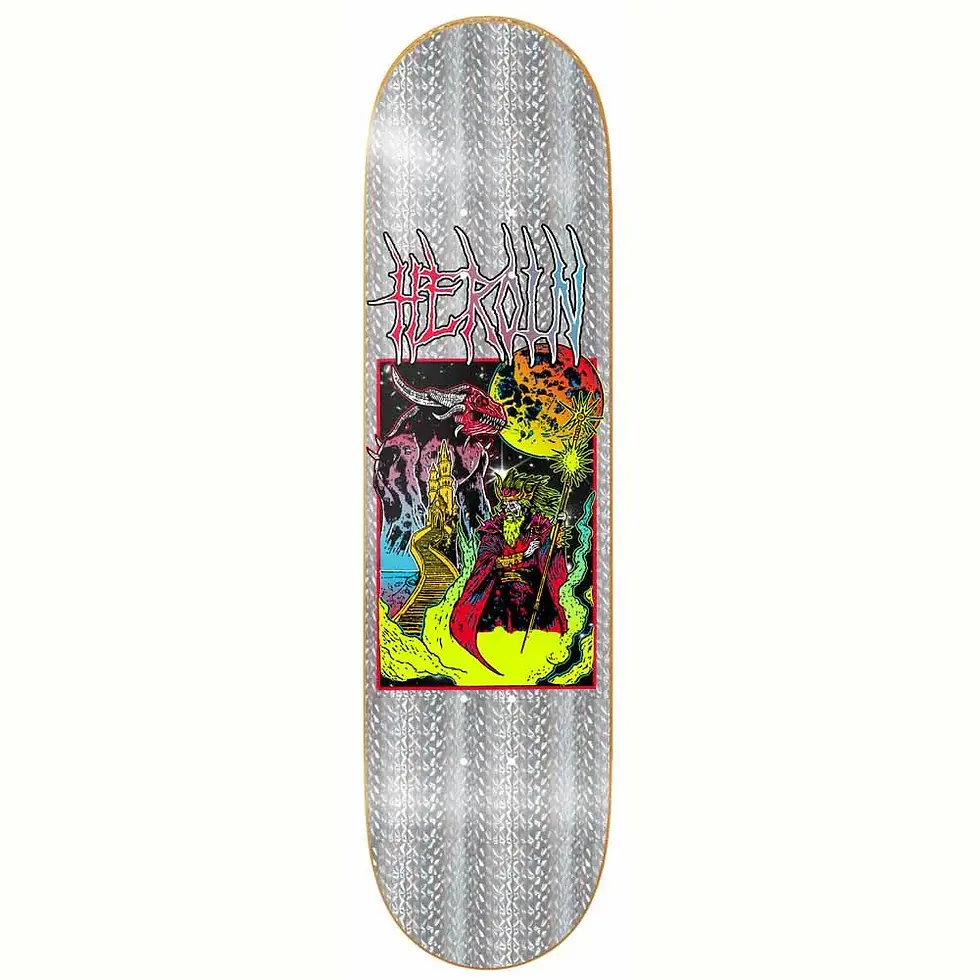 Heroin Skateboards Mister Kinoshita Guest (Assorted Stain) Skateboard Deck  8.38” - SKATEBOARDS from Native Skate Store UK
