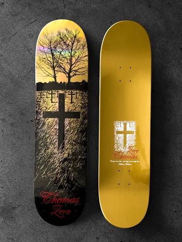 ZERO SKATEBOARD DECK LIFE AND DEATH JAMIE THOMAS 8.25
