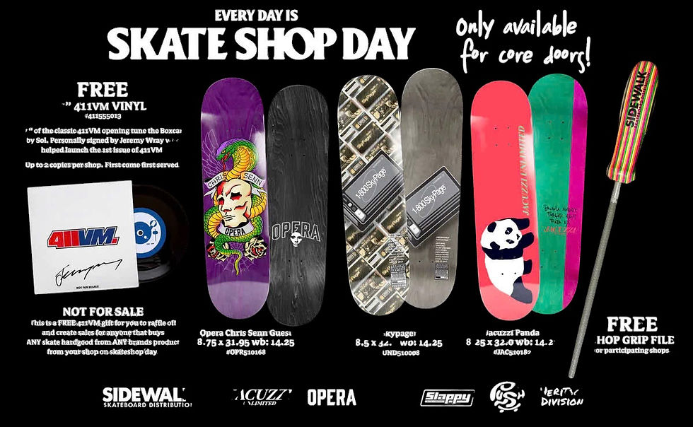 Thumbnail: Opera Skateboards Skate Shop Day 2026 Chris Senn Guest Deck 8.75"