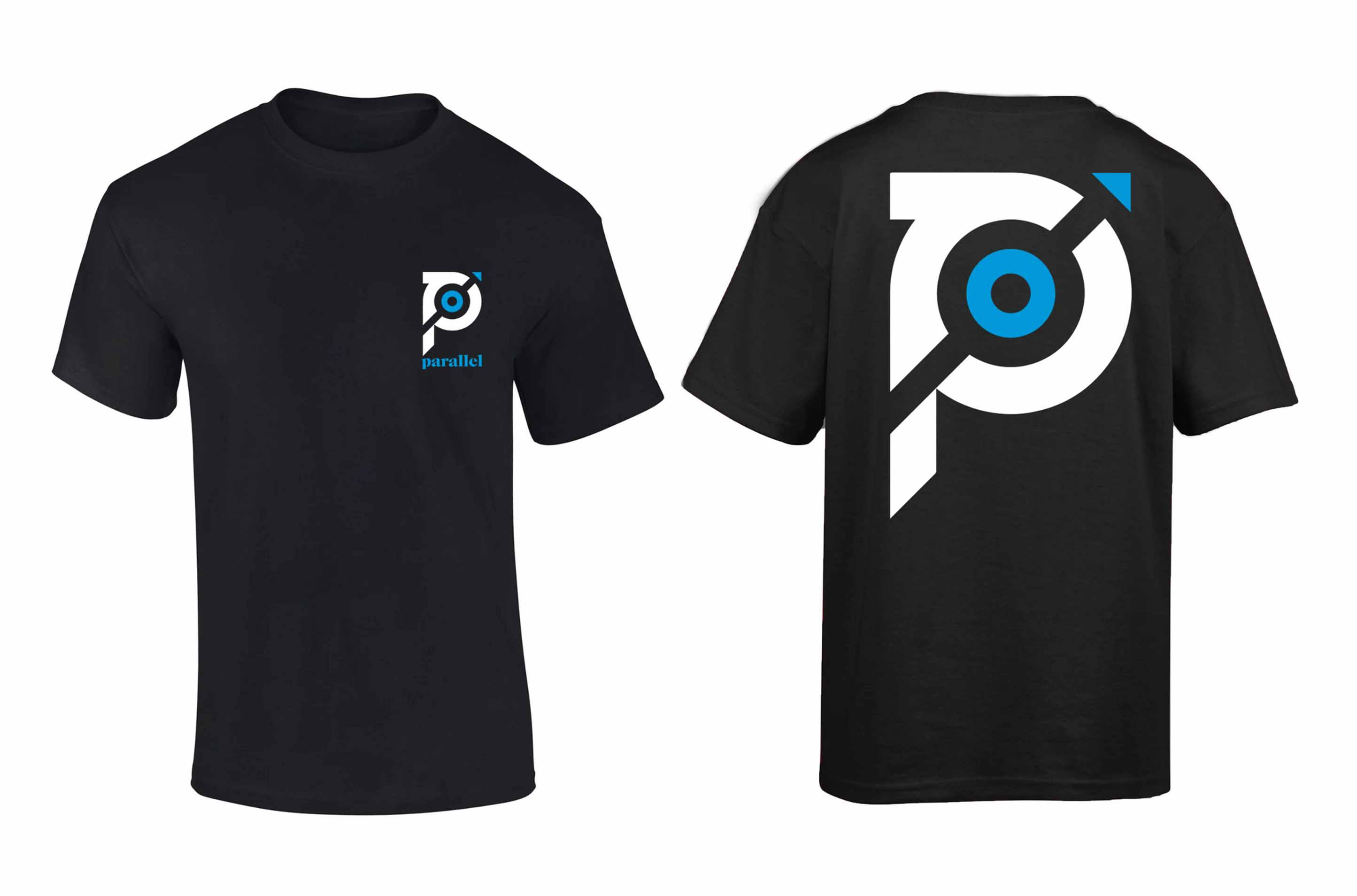 Parallel P Logo T-Shirt Black