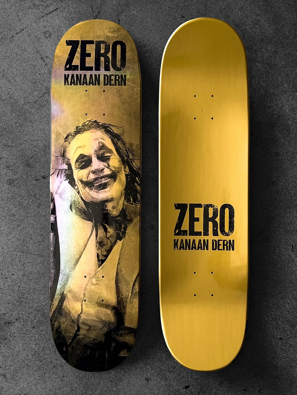 Thumbnail: ZERO SKATEBOARD DECK JOKER KANAAN DERN 8.5" BRONZE IRIDESCENT