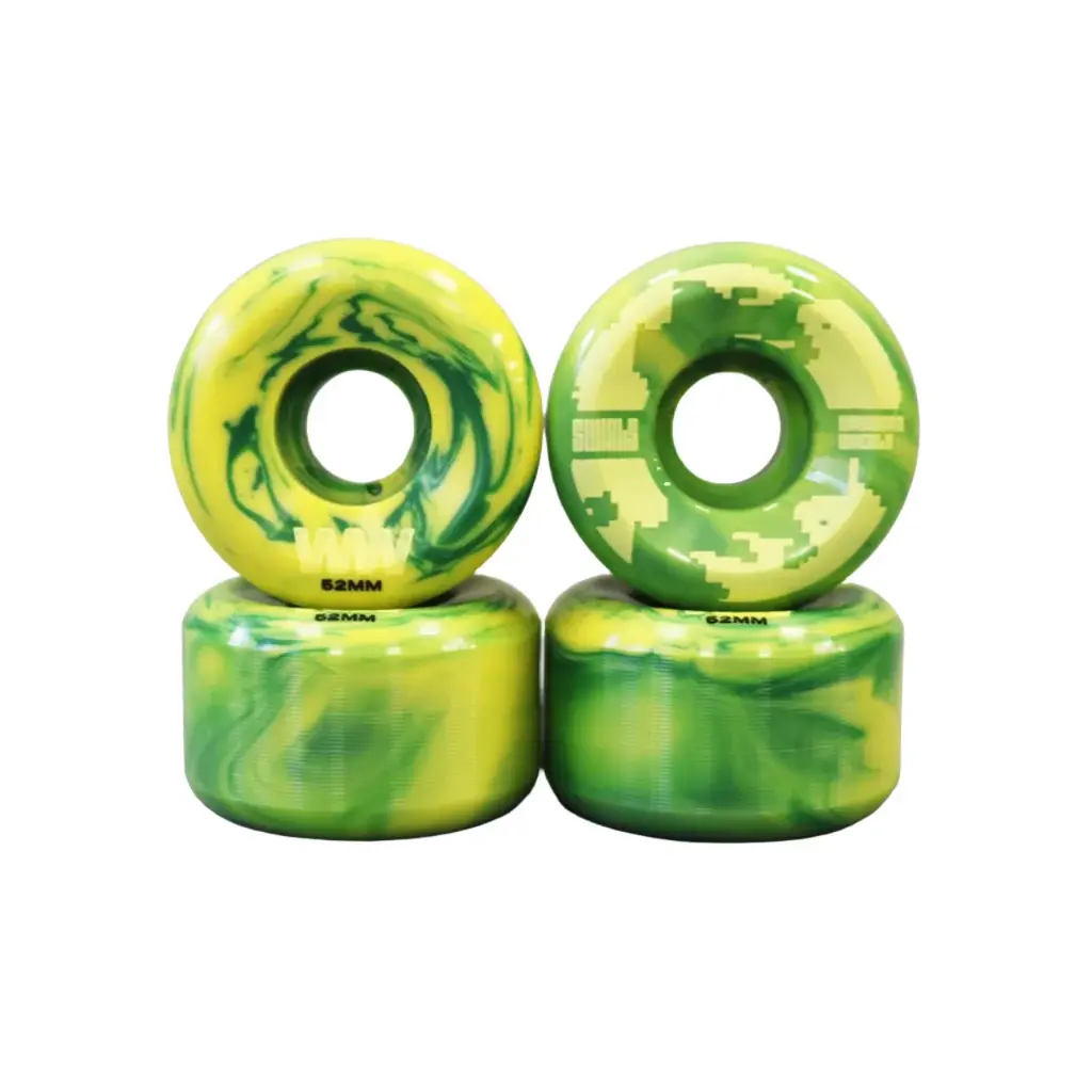 Wayward Swirls Green & Yellow 52mm 99A