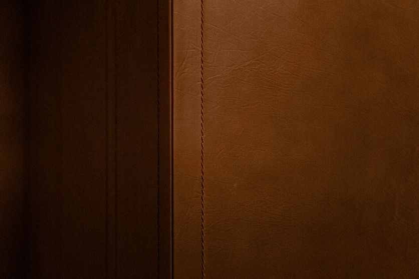 chocolate leather panel 1 with Stitch Detail.jpg