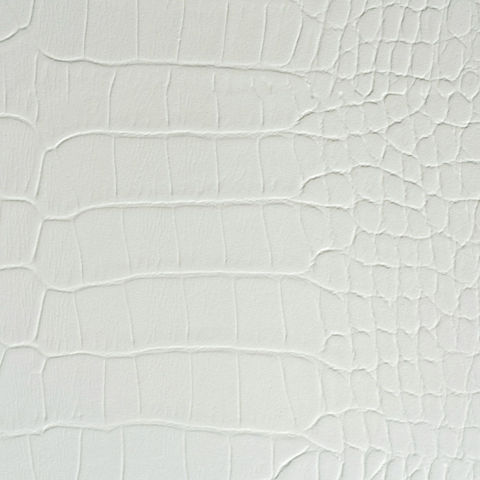 Bright White Crocodile