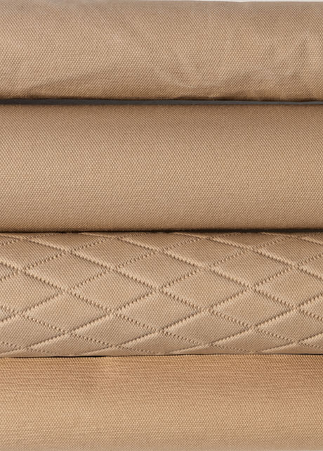 light brown canvas wall covering