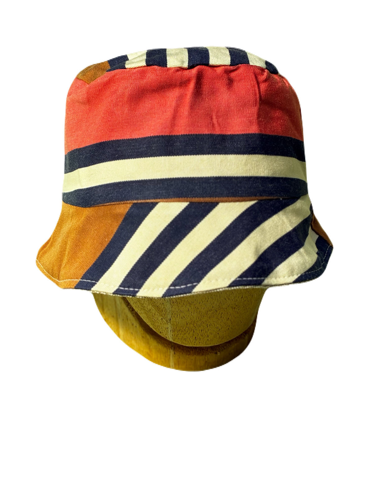 Basque Stripe #5 Reversible Bucket Hat