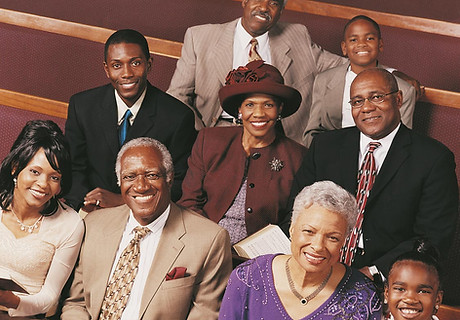 Family in Church