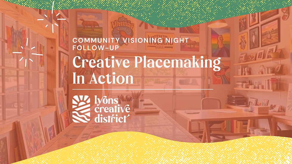 Creative Placemaking In Action: Follow Up Session