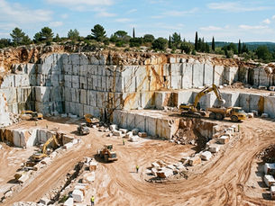 Pedreira como exemplo de uma atividade extrativa do solo