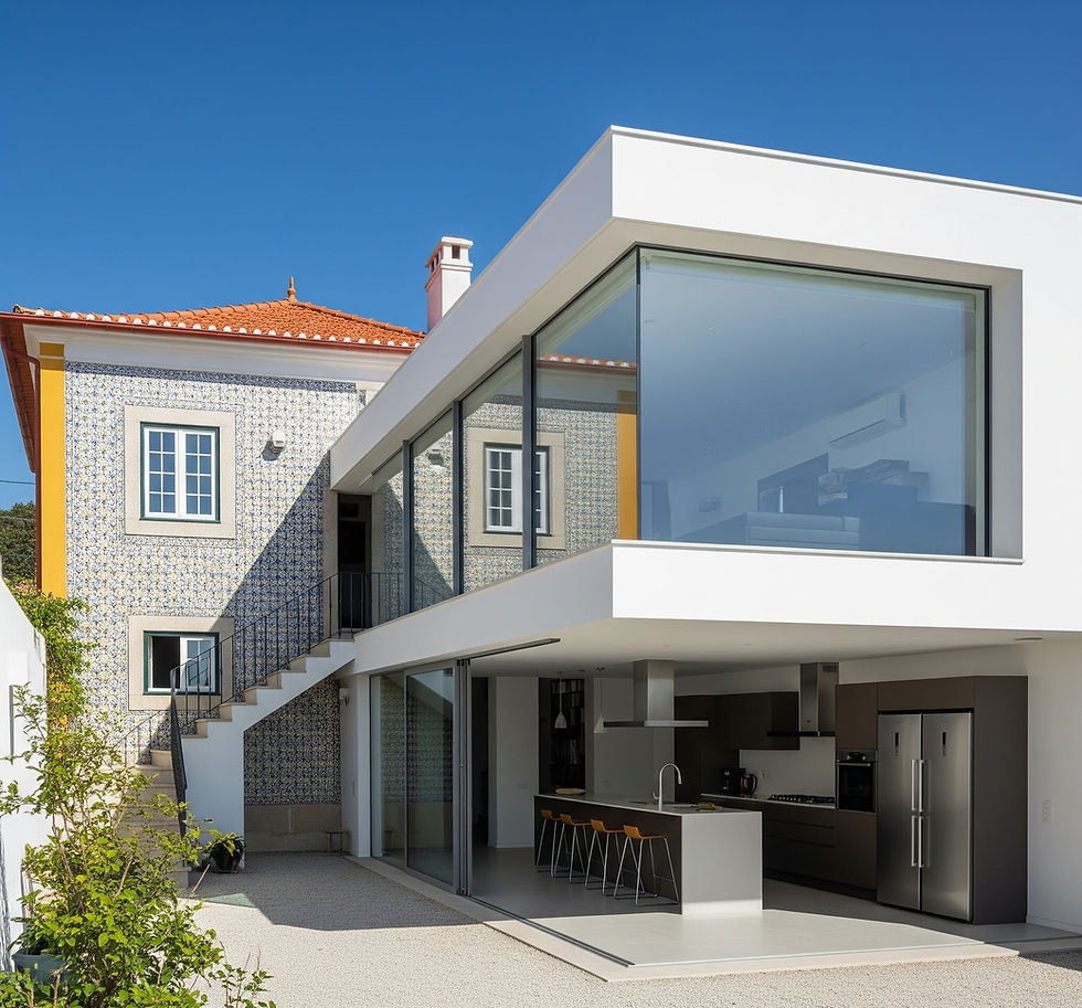Ampliação de uma habitação existente