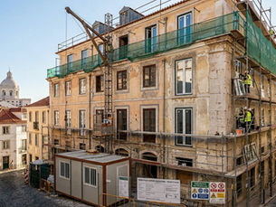Reabilitação de edifício de habitação em Lisboa