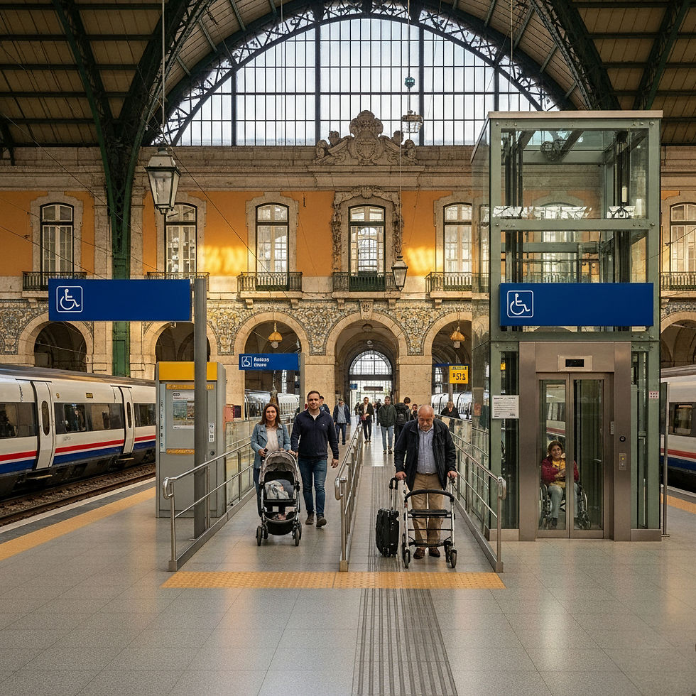 Estação Ferroviária em Lisboa com boas acessibilidades