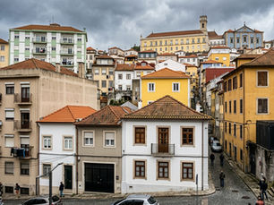Vista sobre uma área residencial em Portugal