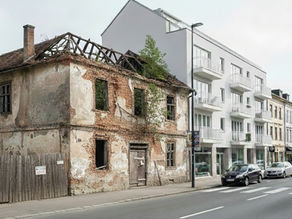 Exemplo de edifício em ruína