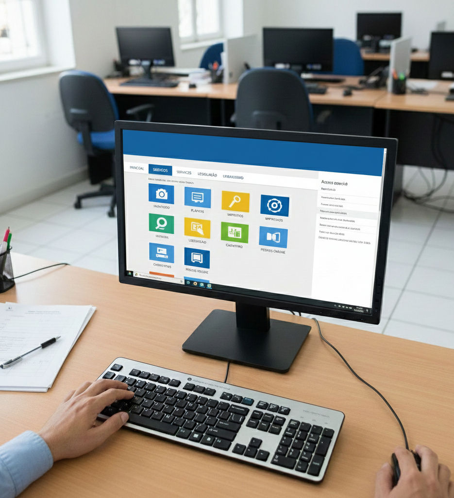 Submissão de um processo urbanístico na Câmara Municipal