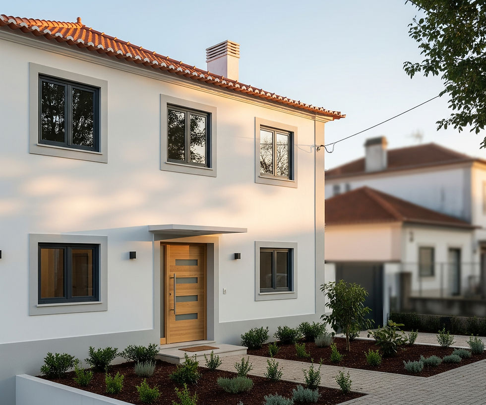 Casa clandestina em Odivelas após legalização camarária aprovada, obras de reabilitação e remodelação