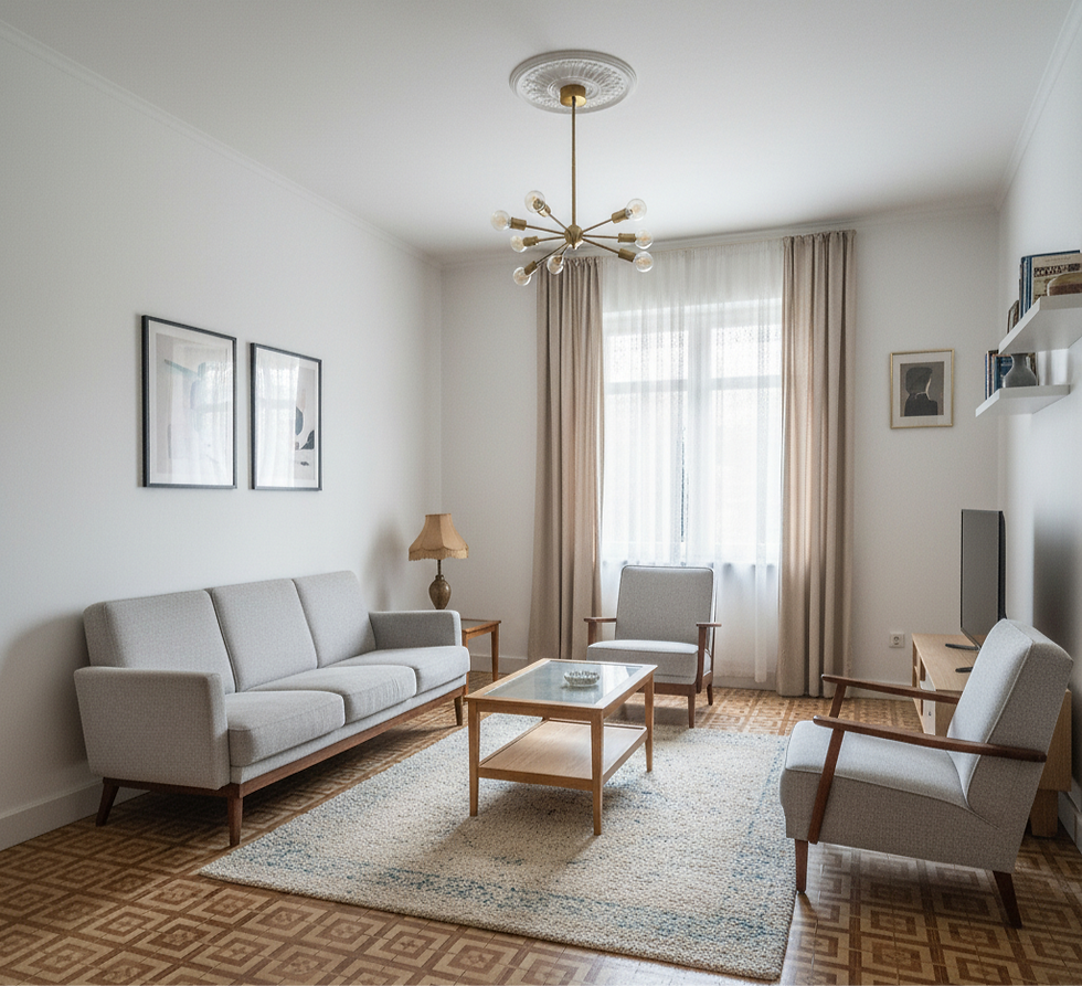 1960s house after refurbishment and rehabilitation works