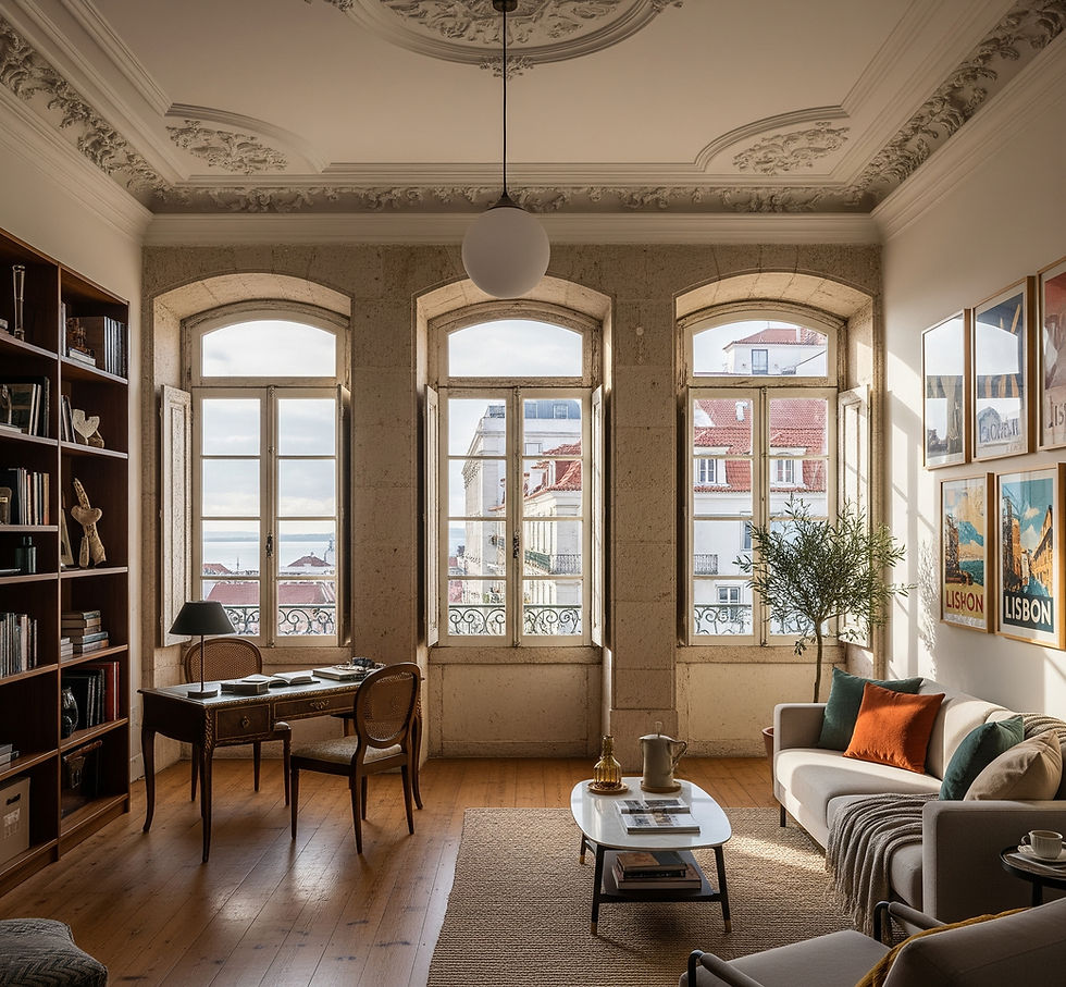 Escritório convertido em habitação, em Lisboa