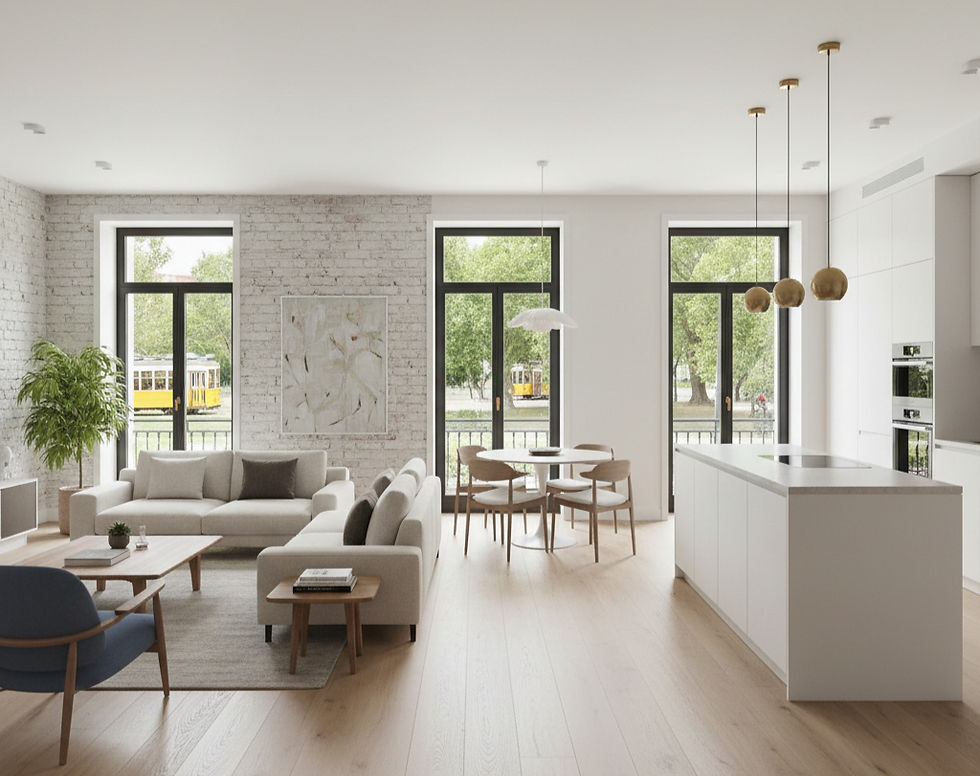 Apartamento no Campo Grande (Lisboa) após obras de remodelação e reabilitação