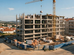 Edifício residencial em construção em Loures