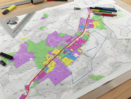 Exemplo de uma das plantas de um PDM