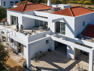 Habitação unifamiliar em fase de construção em Sesimbra