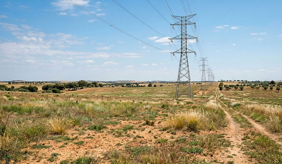 Linha de torres de alta tensão como servidão administrativa