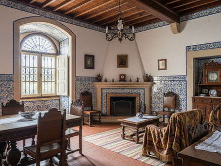 Interior de uma casa construída antes de 1951