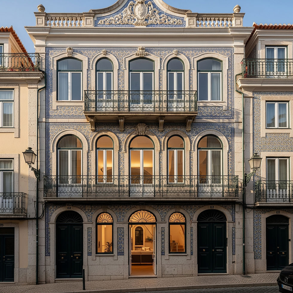 Edifício em Lisboa após projeto e obras de reabilitação