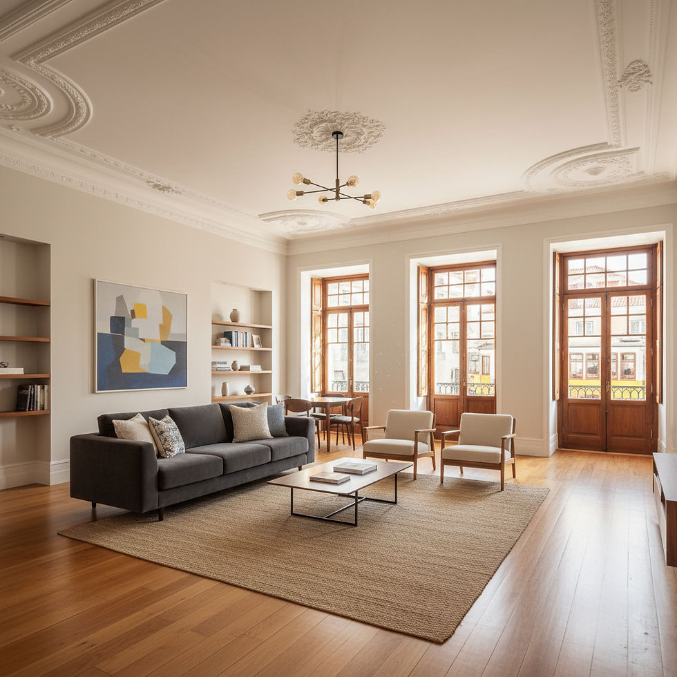 Apartamento na Baixa Pombalina após obras de remodelação e reabilitação