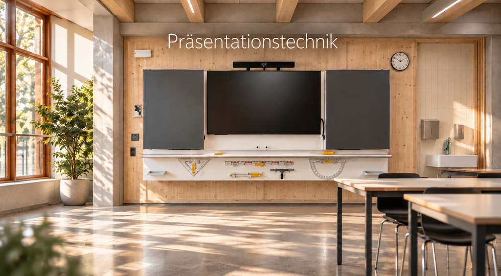 Wandtafel, Monitor, Soundbar