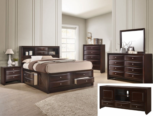 Thumbnail: Emily Platform 5Pc Bedroom Set
