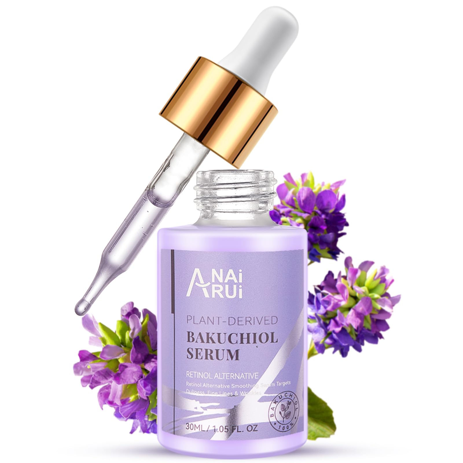 ANAI RUI Bakuchiol Face Serum for Face Bakuchiol Retinol Alternative SerumSmooth