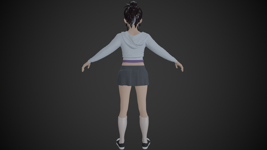 Zarah Back Render