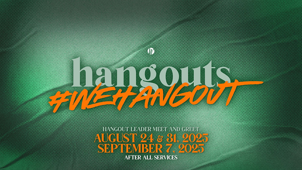 Hangouts // Leader Meet & Greet