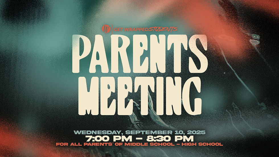 PARENTS MEETING // GW STUDENTS