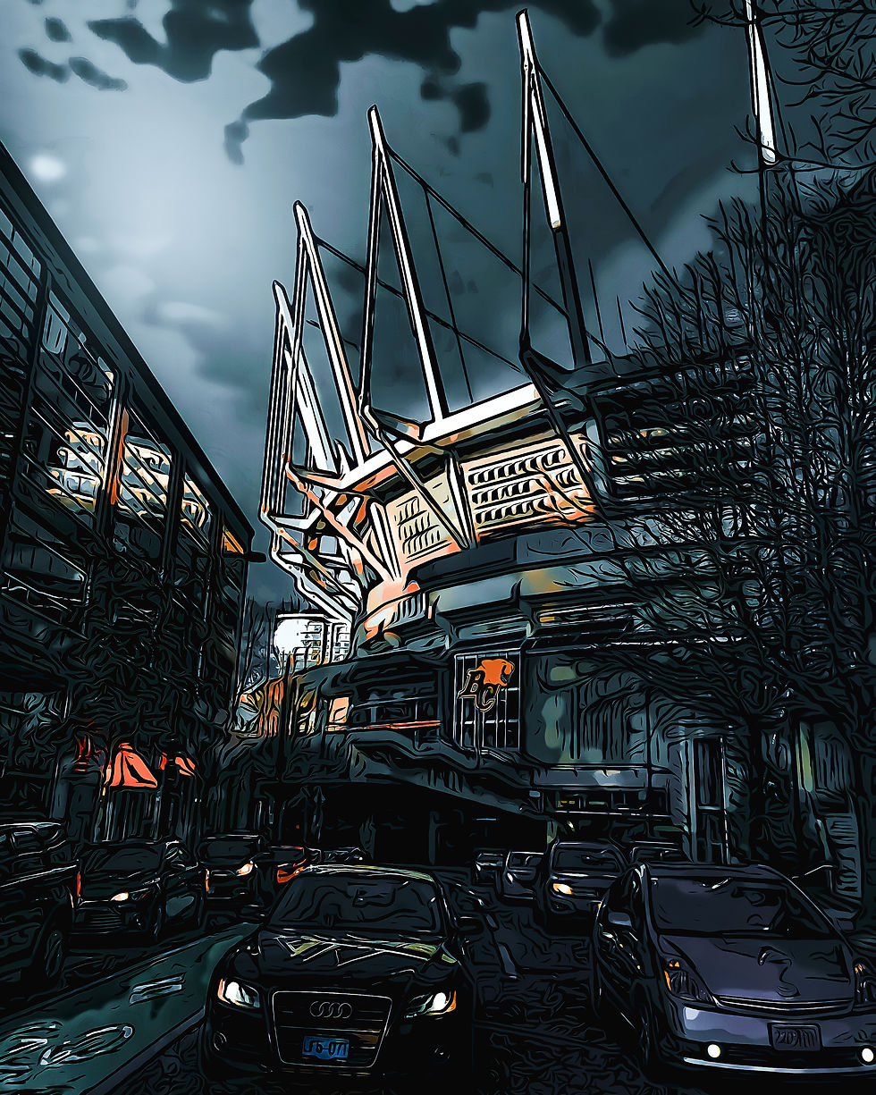 BC Place Stadium - Fox Plaza. Vancouver, BC