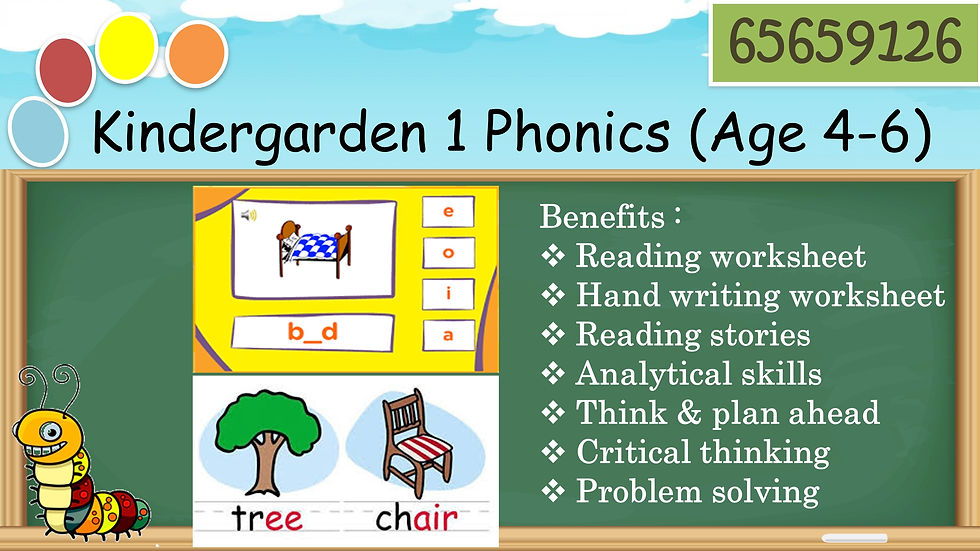 Kindergarden 2 Phonics (Age 4-6)