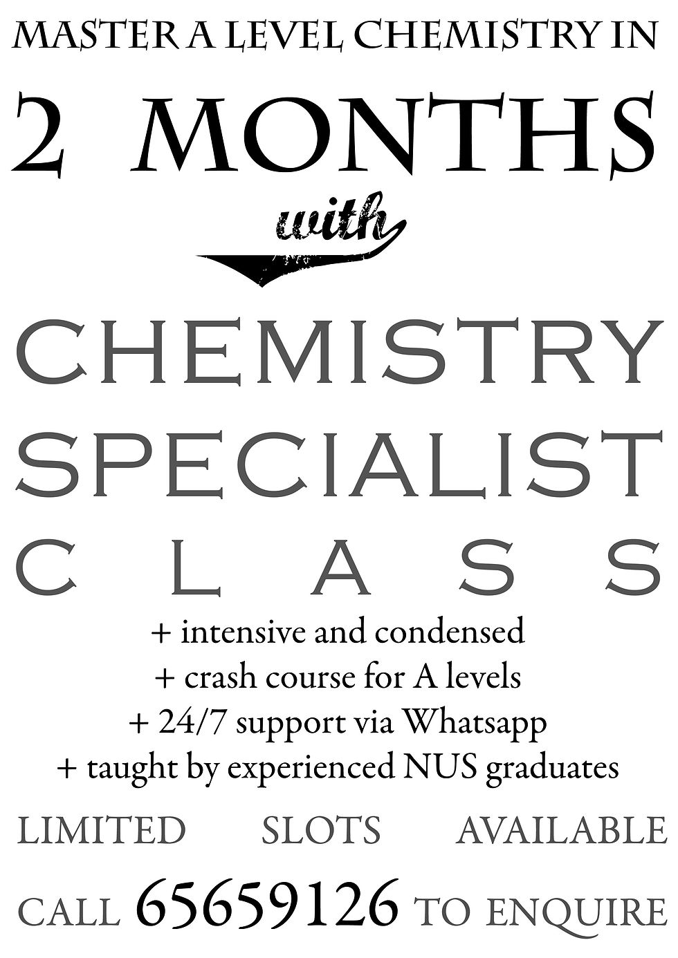 Chemistry Tuition