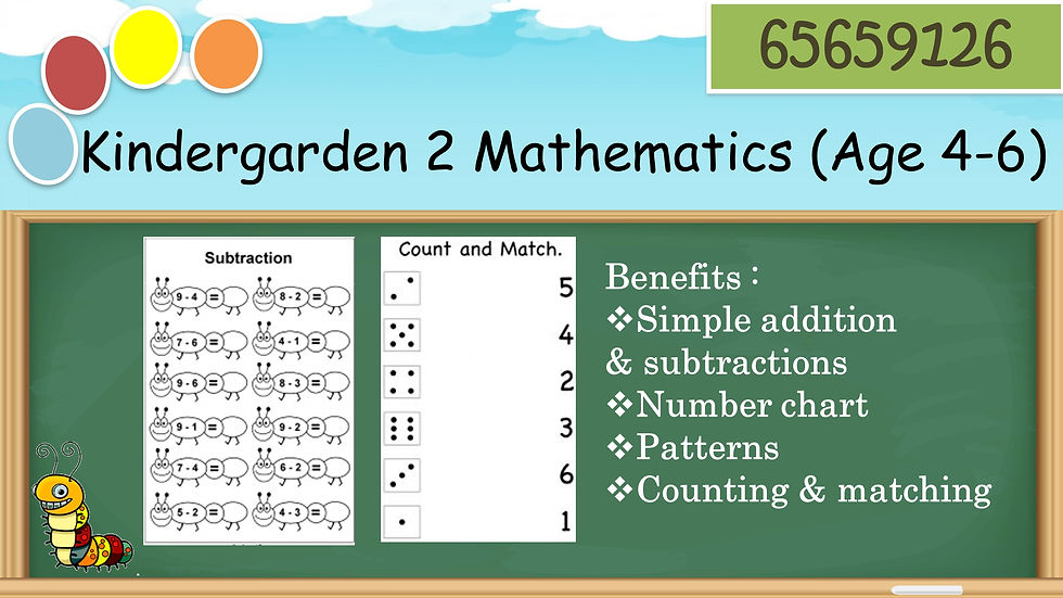 Kindergarden 2 Mathematics (Age 4-6)