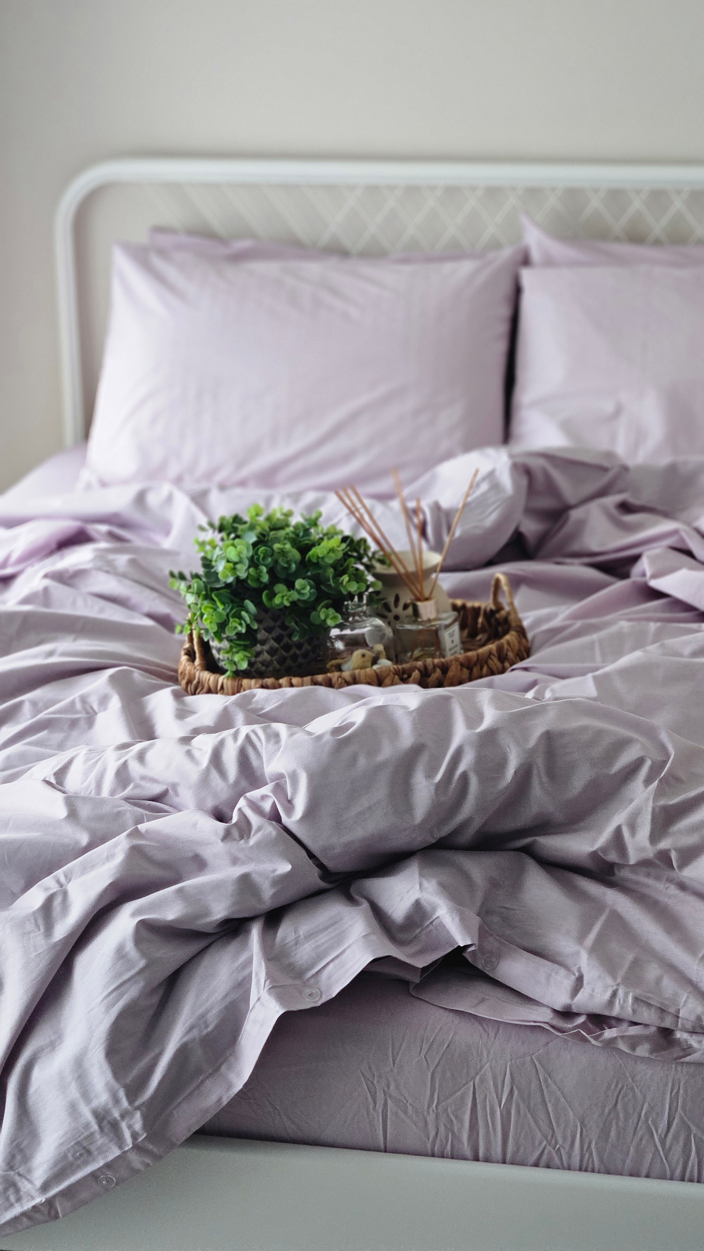 pamuqloom Nevresim Set Mürdüm