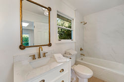 Bathroom in game room