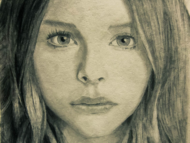Portrait Drawing of Chloe Grace Moretz