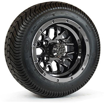 custom golf cart wheels tires
