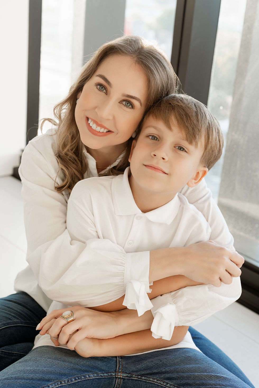ensaio mãe e filhos