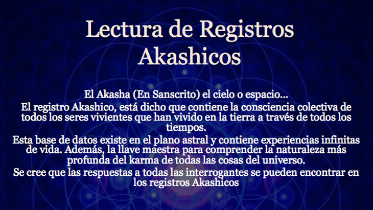 Registros Akáshicos | arte-sano