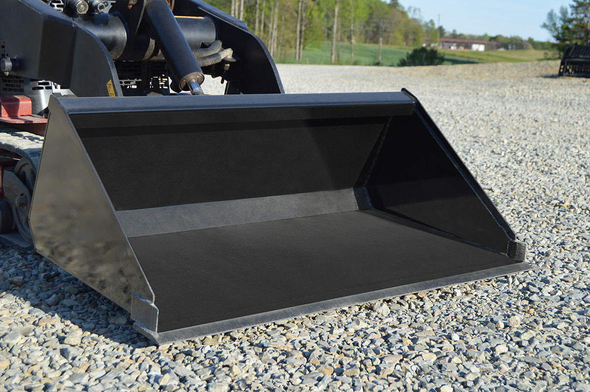 Loflin Mini Skid Steer & Compact Tractor Low Profile Bucket