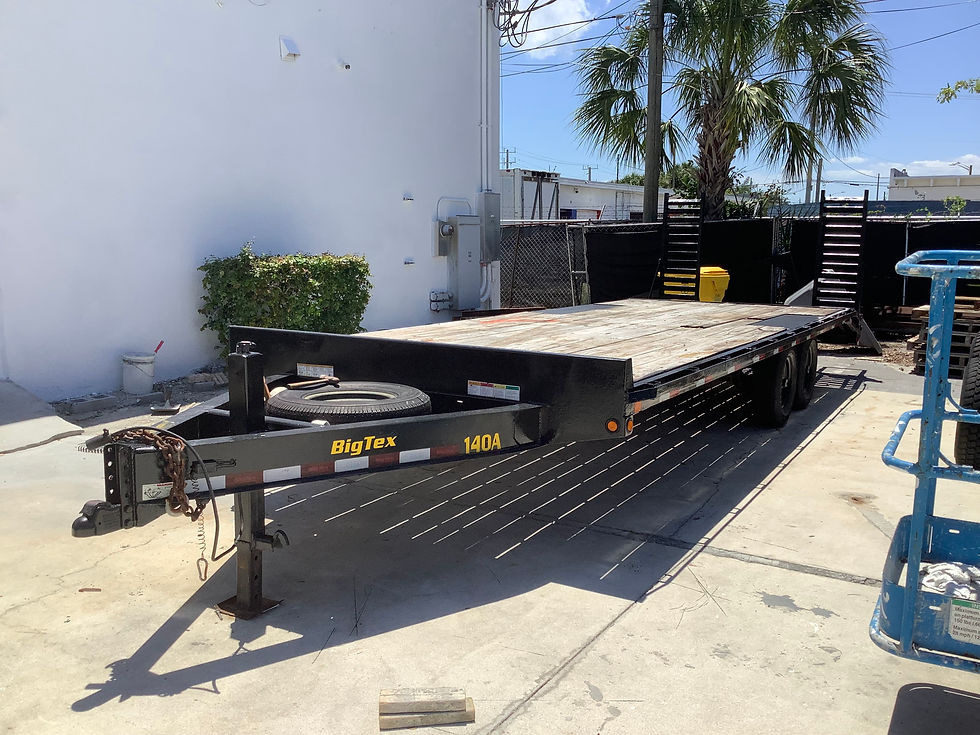 Thumbnail: Big Tex 140A 7-Ton Tandem Axle Deck-Over Trailer